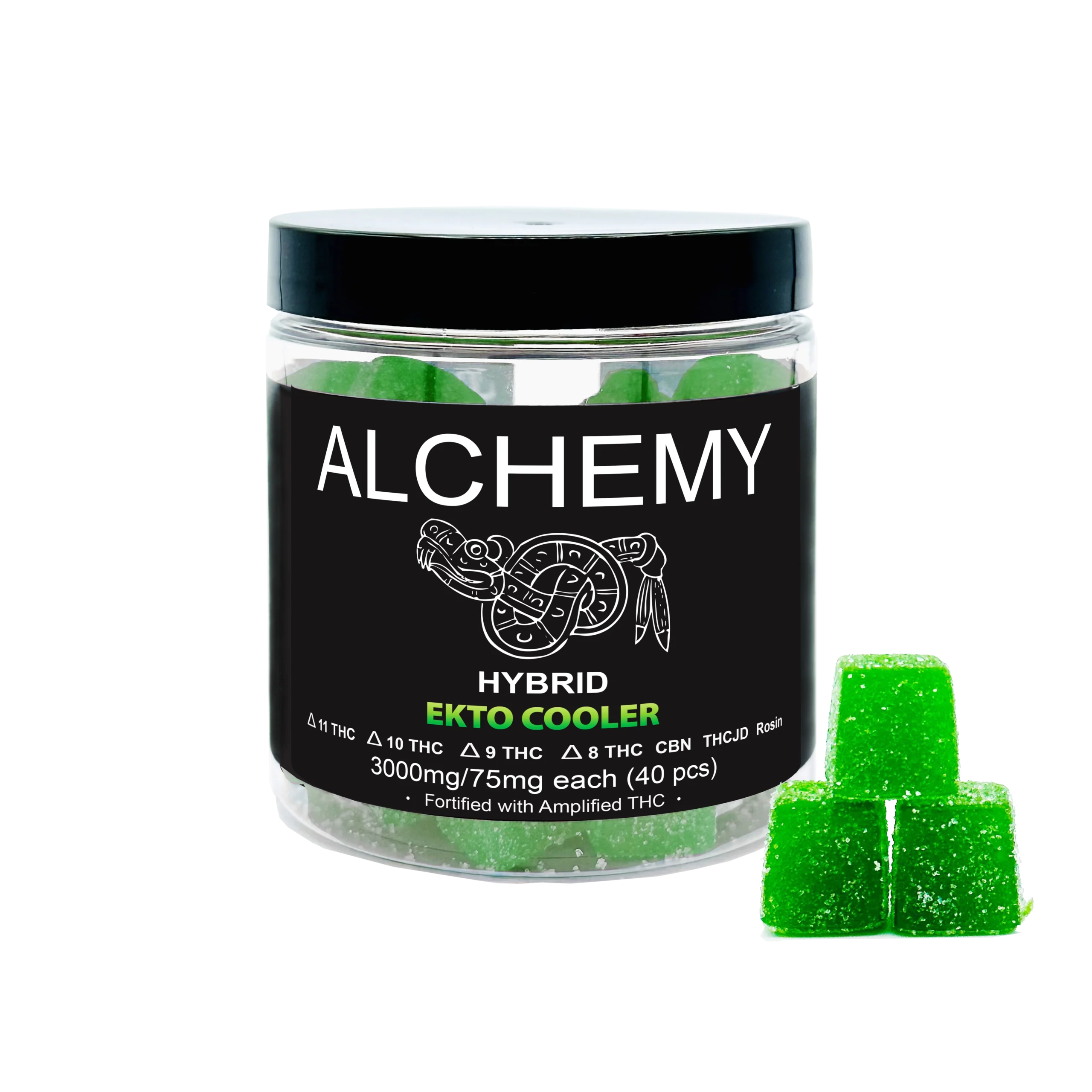 Alchemy Gummies 3000mg (Turbo Amped D8, D9, D11, THCJD)