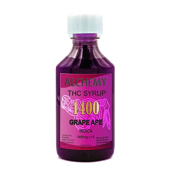 Alchemy 1400 mg Grape Ape Syrup