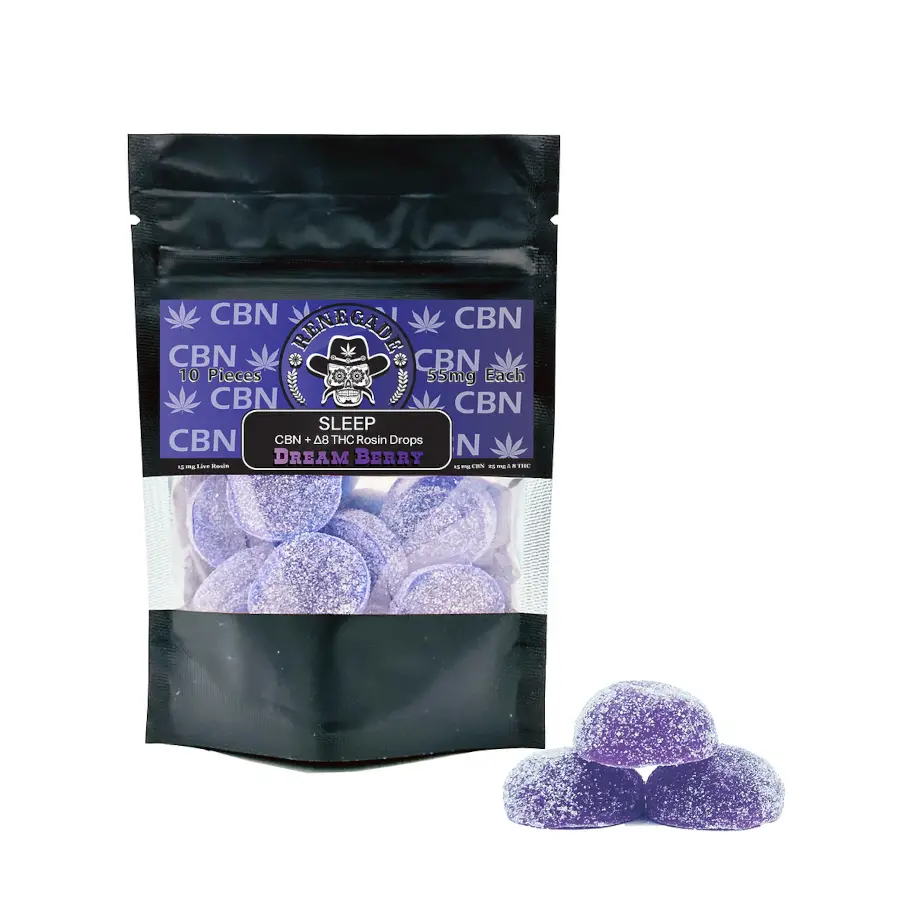 Renegade Delta 8 THC + CBN Sleep Gummies