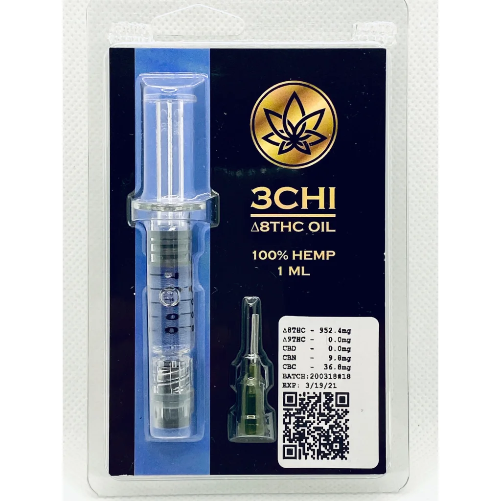 3CHI Delta 8 THC Distillate Syringe