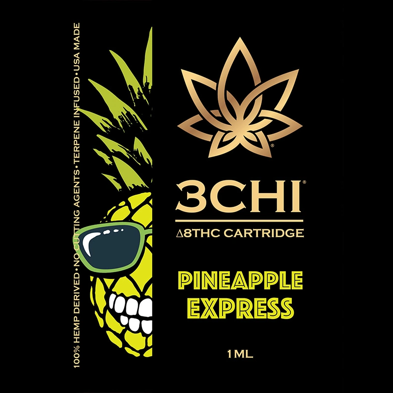 3CHI Delta 8 THC Vape Cartridges (Botanically Derived Terpenes)