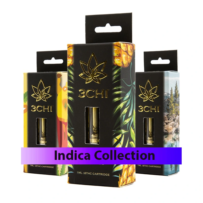 3CHI Delta 8 THC Vape Cartridges (CDT) INDICA Collection