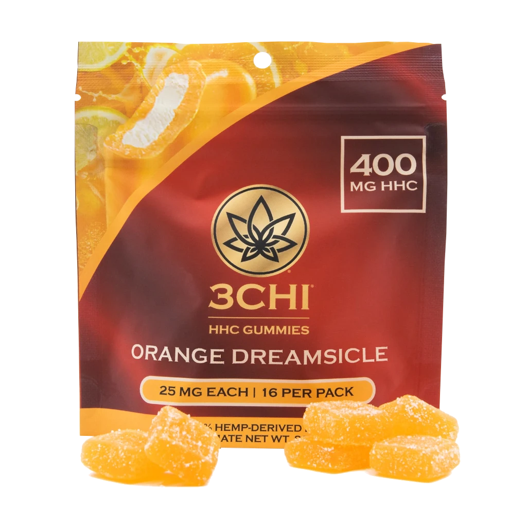 3CHI HHC Gummies Orange Dreamsicle Flavor