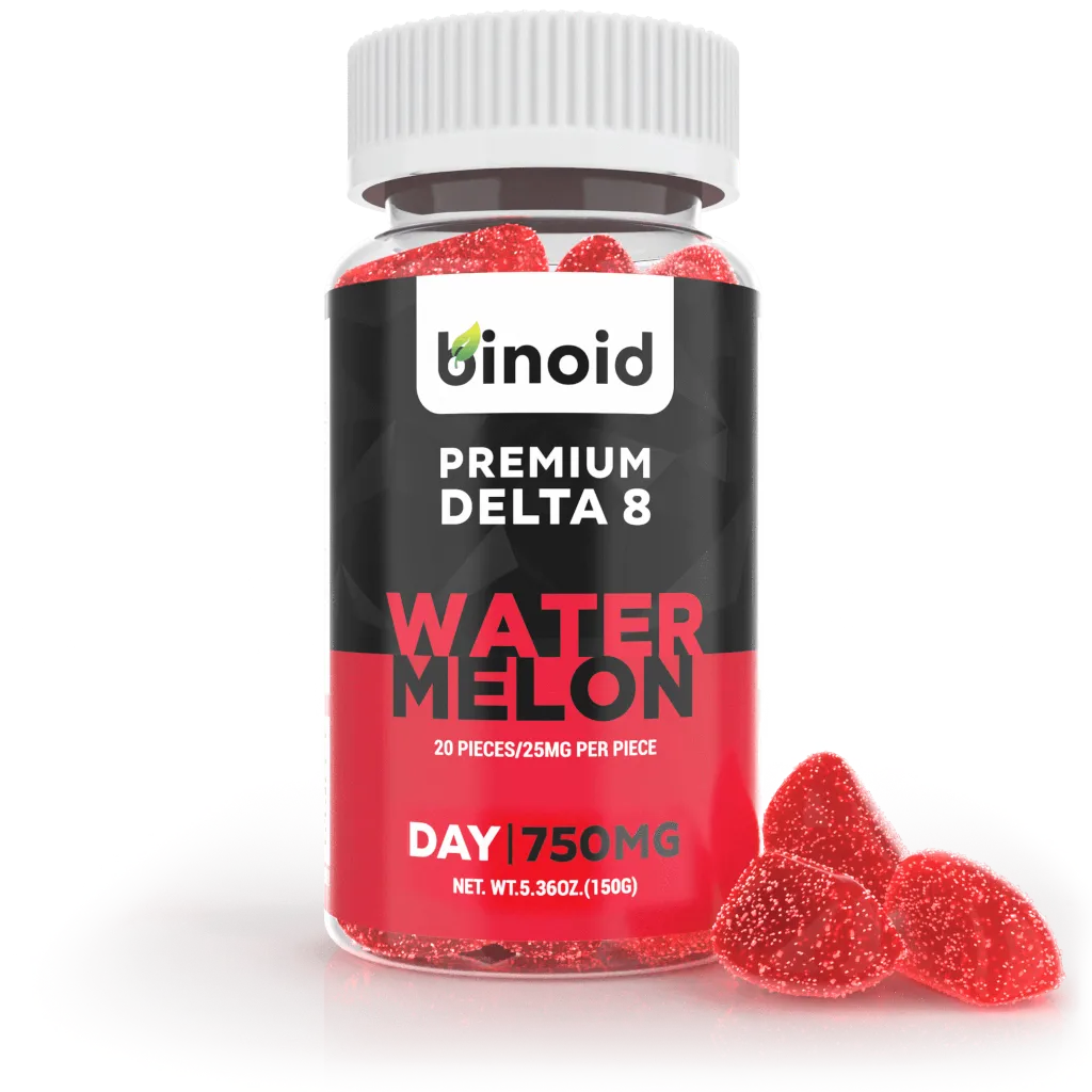 Binoid Premium Delta 8 Gummies Water Melon Flavor