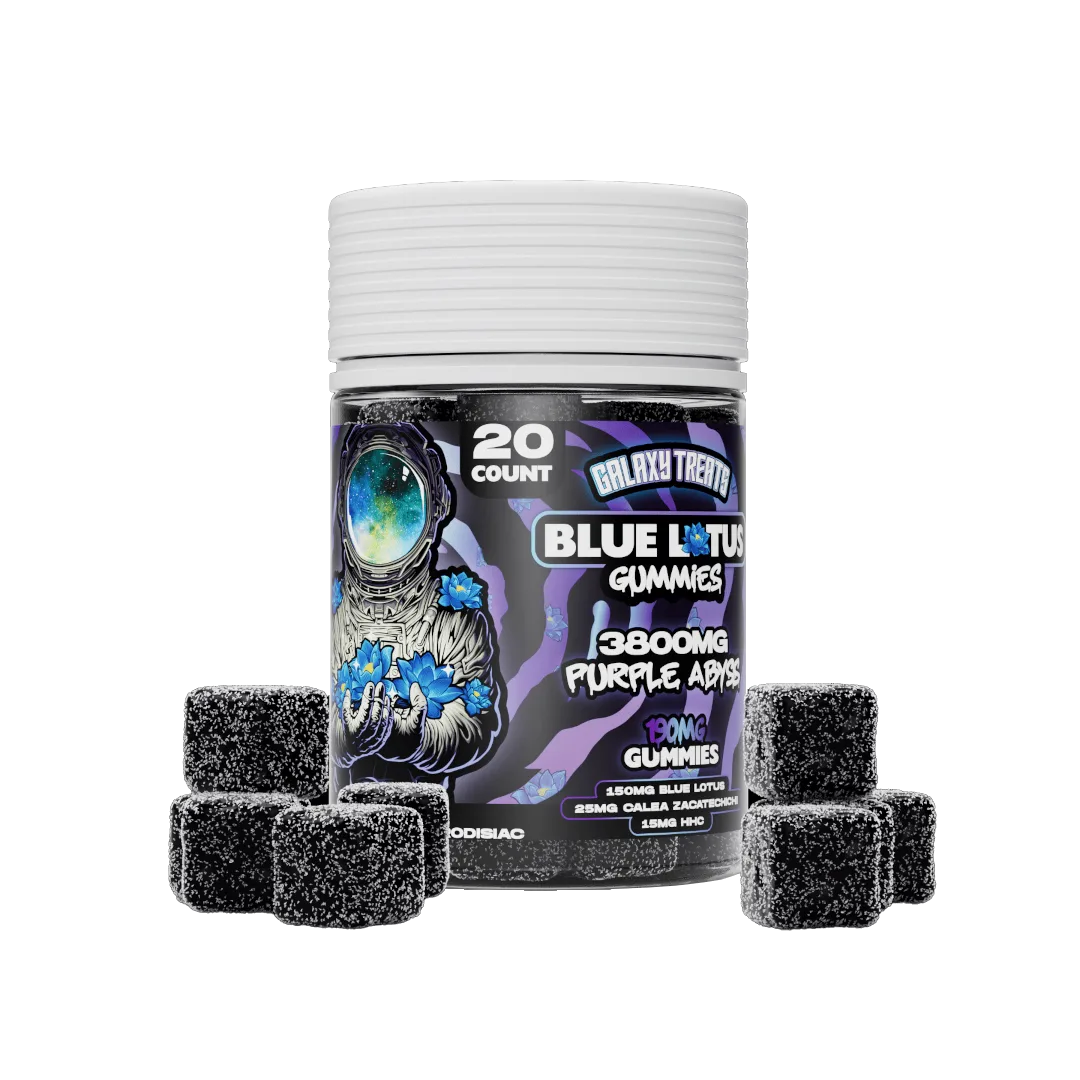 PURPLE ABYSS BLUE LOTUS GUMMIES with HHC